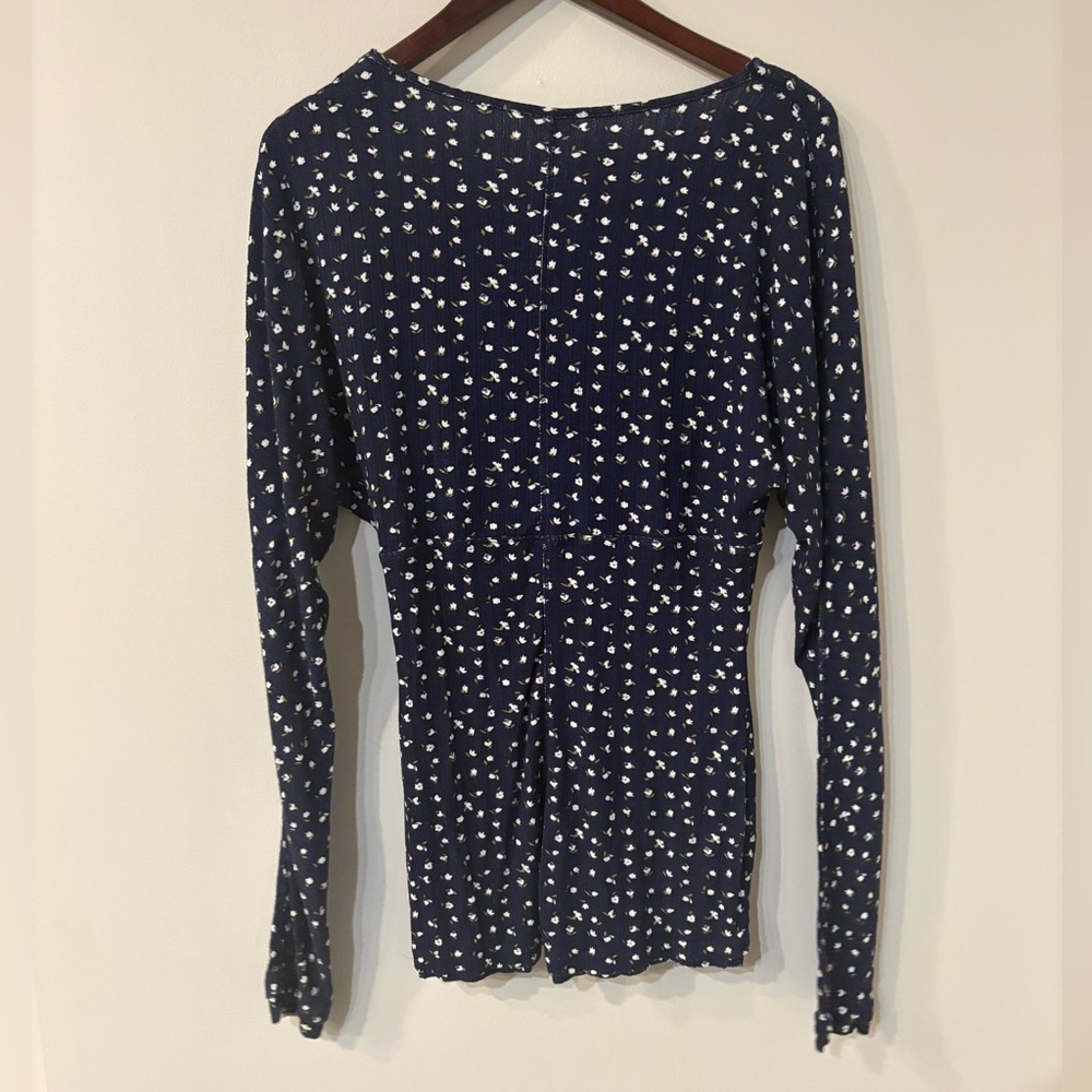 Free People Navy Floral Pajama Romper NWT - Picture 5 of 5